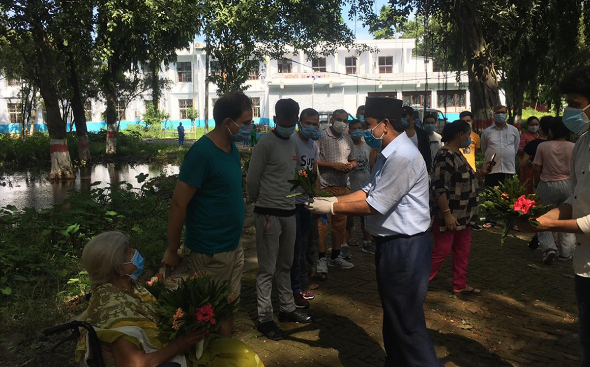 प्रदेश १ मा ९० वर्षीया महिलासहित ५७ जना डिस्चार्ज, १८ संक्रमित थपिए 